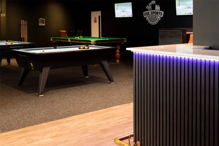 Pool tables at Cue Sports Academy Torquay