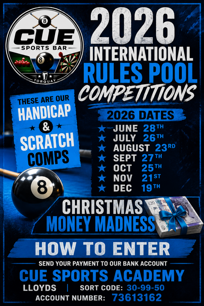 2026 pool comp dates